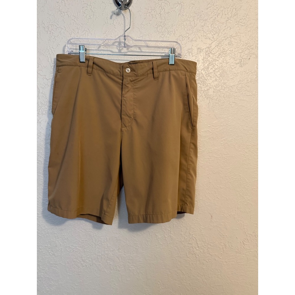 Polo Ralph Lauren Mens Performance Golf Shorts Tan Khaki Size 34 Stretch Pony